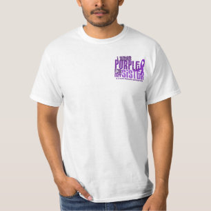 私は私の姉妹6.4の嚢胞性線維症のための紫色を身に着けています Tシャツ