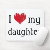 私は私の娘を愛します マウスパッド (マウス)