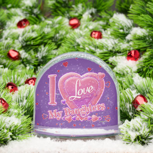 私は私の娘ピンク/紫が大好き – ハート