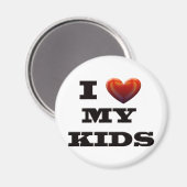 私は私の子供を愛している マグネット (正面/裏面)