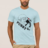 私は私の子猫を愛します Tシャツ (正面)