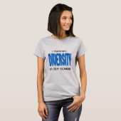 私は私の学校の多様性を支えます Tシャツ (正面フル)