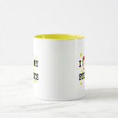 私は私の学生を愛します マグカップ (中央)