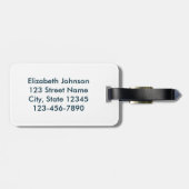 私は私の孫の住所氏名を愛します ラゲッジタグ (裏面横)