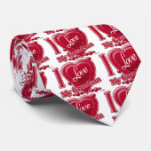 私は私の孫の赤を愛する – ハート ネクタイ (ロール)
