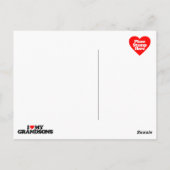 私は私の孫を愛している ポストカード (裏面)