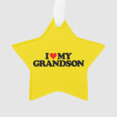 私は私の孫を愛します オーナメント (裏面)
