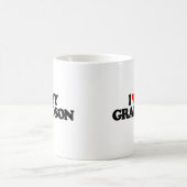 私は私の孫を愛します コーヒーマグカップ (中央)