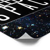 「私は私の宇宙がおもしろい必要だ」ユーモア引用文ことわざスローガン ポスター (角)