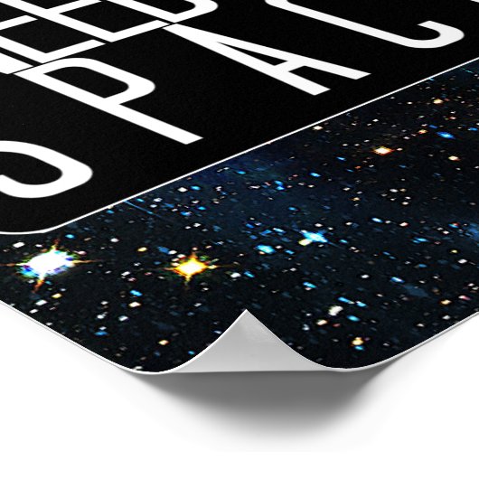 「私は私の宇宙がおもしろい必要だ」ユーモア引用文ことわざスローガン ポスター (角)