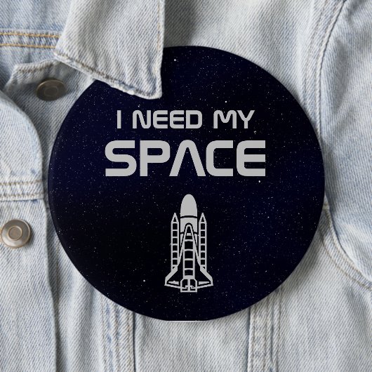 私は私の宇宙を必要とします 缶バッジ (インサイチュ)