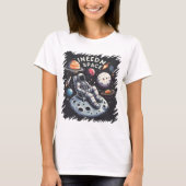 私は私の宇宙イラストレーション Tシャツ (正面)