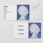 私は私の宇宙ビジネスカードを感じます 名刺 (正面/裏面)