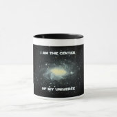 私は私の宇宙マグの黒の中心です マグカップ (中央)