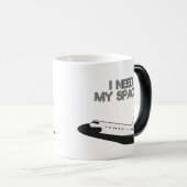 私は私の宇宙色の変更のマグを必要とします モーフィングマグカップ (正面右)