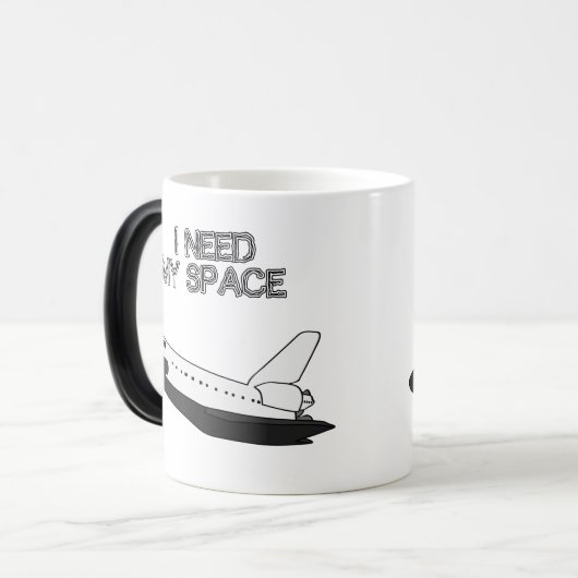 私は私の宇宙色の変更のマグを必要とします モーフィングマグカップ (正面左)