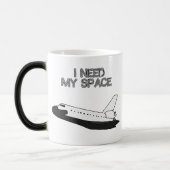 私は私の宇宙色の変更のマグを必要とします モーフィングマグカップ (左)