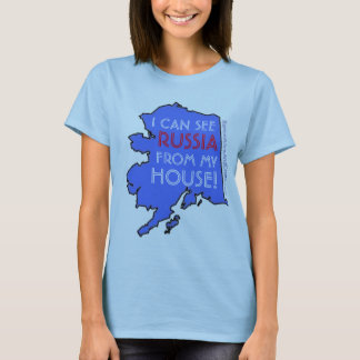 私は私の家からのロシアを見ることができます! Tシャツ