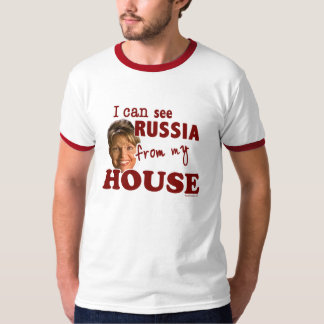 私は私の家のTシャツからのロシアを見ることができます Tシャツ