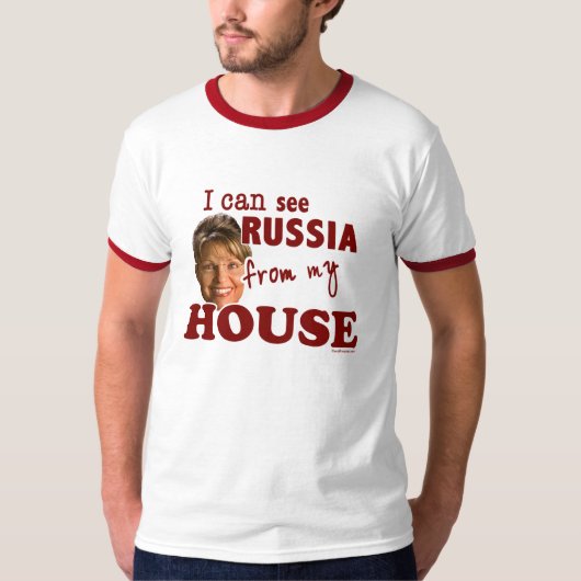 私は私の家のTシャツからのロシアを見ることができます Tシャツ (正面)