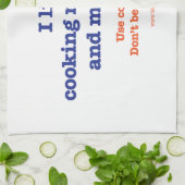 私は私の家族および私のペットを調理することを好みます キッチンタオル (折り畳み)