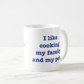私は私の家族のマグを調理することを好みます コーヒーマグカップ (正面右)