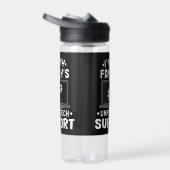 私は私の家族の未払いの技術サポートコンピューおもしろいター ウォーターボトル (右面)