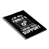 私は私の家族の未払いの技術サポートコンピューおもしろいター ノートブック (右側)