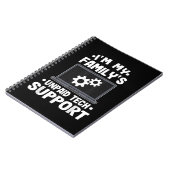 私は私の家族の未払いの技術サポートコンピューおもしろいター ノートブック (左側)