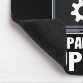 私は私の家族の未払いの技術サポートコンピューおもしろいター マウスパッド (コーナー)