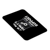 私は私の家族の未払いの技術サポートコンピューおもしろいター マグネット (右側)