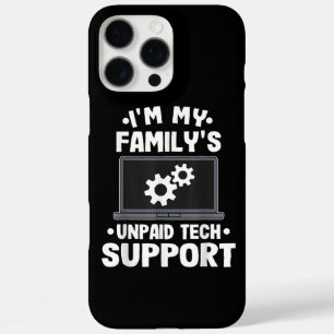 私は私の家族の未払いの技術サポートコンピューおもしろいター iPhone 16 PRO MAXケース