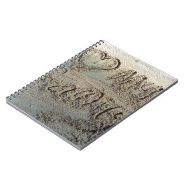 私は私の家族、砂の書ビーチ愛引用文 ノートブック