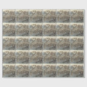 私は私の家族、砂の書ビーチ愛引用文 ラッピングペーパー (フラット)