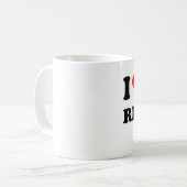 私は私の審判員を愛します コーヒーマグカップ (正面左)