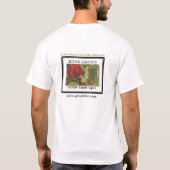 私は私の専有物を育てます。 オーガニックなTシャツメンズ Tシャツ (裏面)