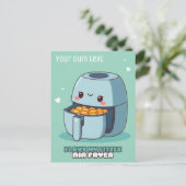 私は私の小さなエアフライヤーのキッチンハガキが大好き ポストカード (スタンド正面)