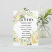 私は私の小さなカメラで結婚式のゲームをスパイする 招待状 (スタンド正面)