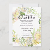 私は私の小さなカメラで結婚式のゲームをスパイする 招待状 (正面)