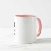 私は私の小さなフランス語を愛していフランスのる – bulldog マグカップ (正面右)