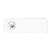 私は私の小さな白い犬が大好き – マルチーズ ラベル (正面)