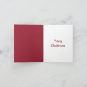 私は私の小妖精や小人のクリスマスのユーモアのメッセージカードに触れます シーズンカード (内部)