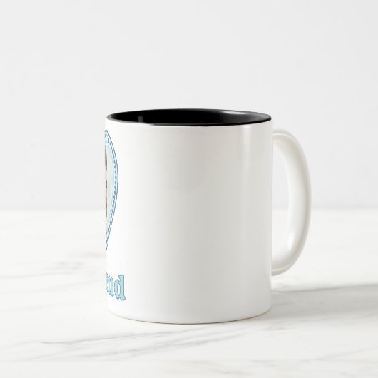 私は私の少年の友人を愛している ツートーンマグカップ (正面右)