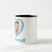 私は私の少年の友人を愛している ツートーンマグカップ (中央)