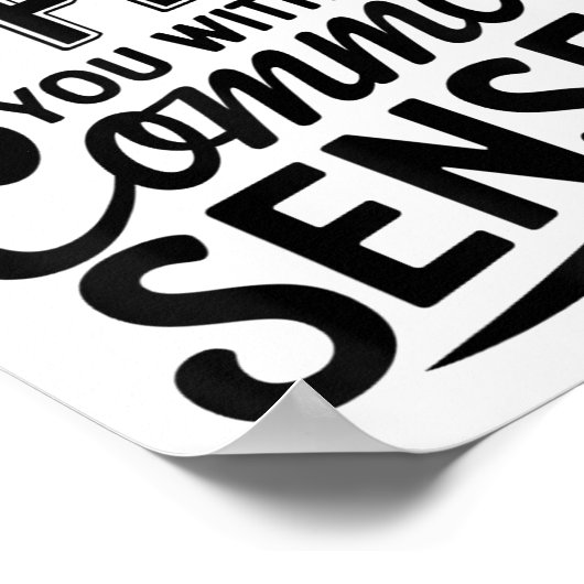 私は私の常識サルカスであなたの機嫌を損ねたおもしろいか ポスター (角)