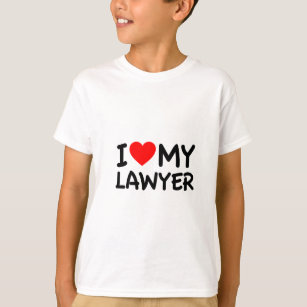 私は私の弁護士を愛します Tシャツ