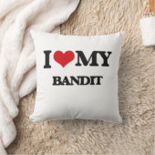 私は私の強盗を愛します クッション (ブランケット)