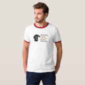 私は私の心の粘着性のクリスマスのセーターを身に着けています Tシャツ (正面フル)