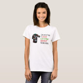 私は私の心の粘着性のクリスマスのセーターを身に着けています Tシャツ (正面フル)