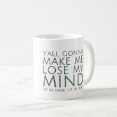 私は私の心をマグを失うつもり コーヒーマグカップ (正面右)